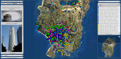 Grand Theft Data GTA Map